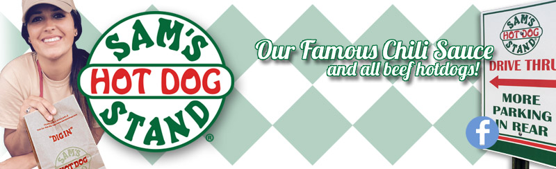 Sam's Hot Dogs Menu
